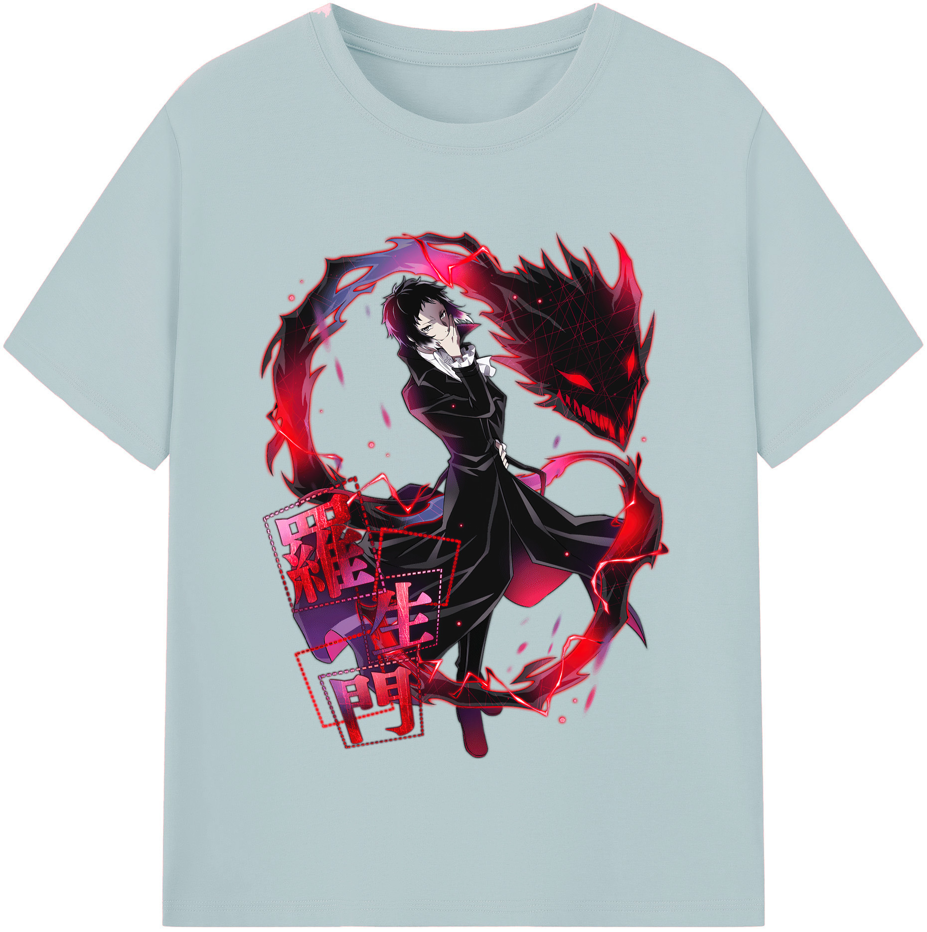 （画像用） 文豪ストレイドッグス Bungo Stray Dogs 綿100％半袖Tシャツ（フロントプリント）